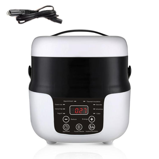 12V-24V 2L Car-Mounted Push-Button Rice Cooker, Specification: Russian - Rice Cookers by buy2fix | Online Shopping UK | buy2fix