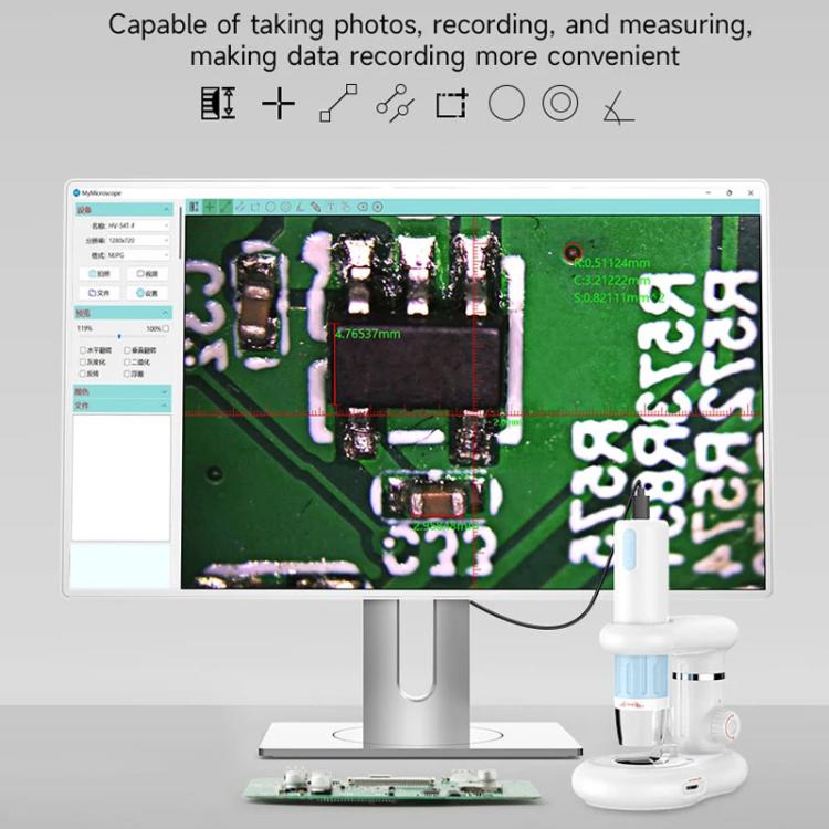 CM2-Z13 50-1000X Portable WiFi Digital Microscope Wireless HD Magnifier For Kids - Digital Microscope by buy2fix | Online Shopping UK | buy2fix