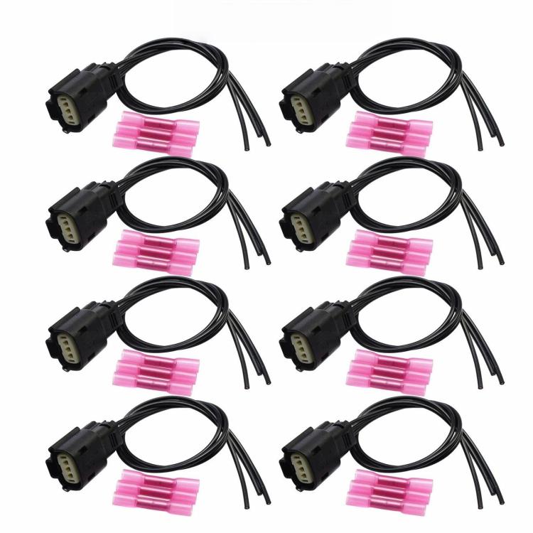 8pcs /Pack Ignition Coil Connector Plug Cable For Ford F-150 Flex 2013-2019 V6 V8 - Ignition System by buy2fix | Online Shopping UK | buy2fix