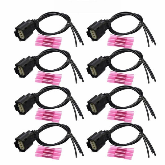 8pcs /Pack Ignition Coil Connector Plug Cable For Ford F-150 Flex 2013-2019 V6 V8 - Ignition System by buy2fix | Online Shopping UK | buy2fix