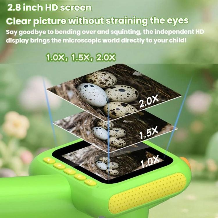 ES08 2.8 inch HD Screen Handheld Children Endoscope Outdoor Exploration Camera - Digital Microscope by buy2fix | Online Shopping UK | buy2fix