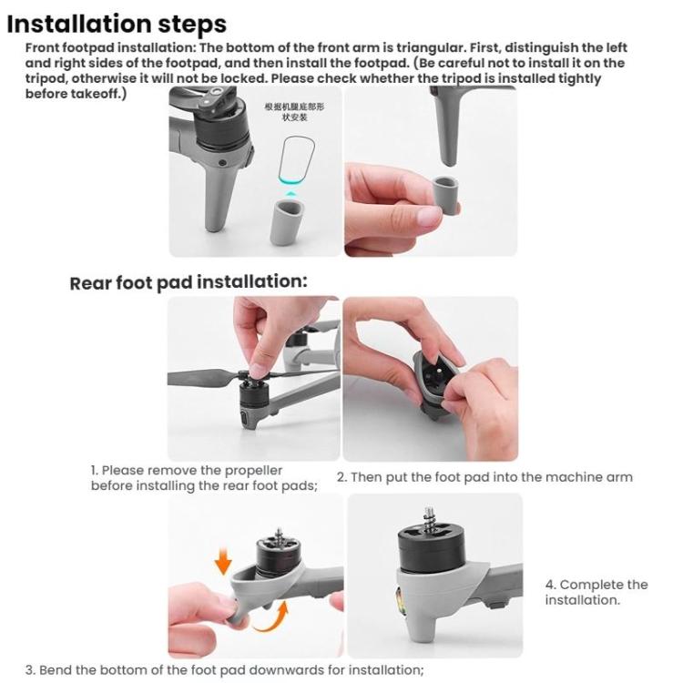 For DJI Mavic Air 3 / 3S BRDRC Dust-Proof Tripod Pad(Gray) - Holder Series by BRDRC | Online Shopping UK | buy2fix