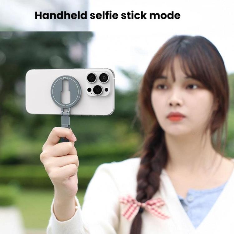 VRIG MG-32 Aluminum Alloy Magsafe Magnetic Folding Dual Cold Shoe 1/4 Inch Screw Hole Extension Smartphone Mount - Desktop Holder by VRIG | Online Shopping UK | buy2fix