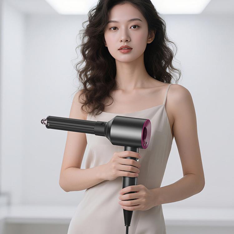 For Dyson HD01-HD16 Hair Dryer Upgrade Locking Airwrap Barrel Adapter Converter Curling Attachment Black - For Dyson Accessories by buy2fix | Online Shopping UK | buy2fix