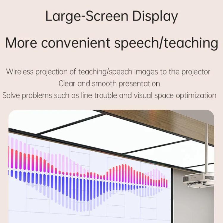 HDMI Wireless Transmitter 50M Signal Extension 1080P WIFI Computer Wireless Casting Same Screen, Transmitter + Receiver(Orange) - Amplifier by buy2fix | Online Shopping UK | buy2fix