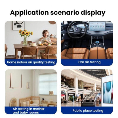 Multifunctional CO2 Air Quality Environmental Monitor(Black) - Air & Water Quality Tester by buy2fix | Online Shopping UK | buy2fix