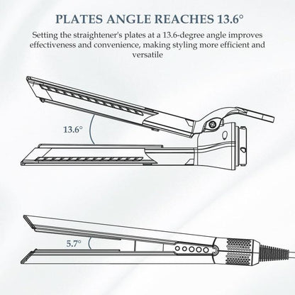 For Dyson Airwrap HS01/HS05/HS08 Air Straightener Attachment Straightening Nozzle(Gold) - For Dyson Accessories by buy2fix | Online Shopping UK | buy2fix