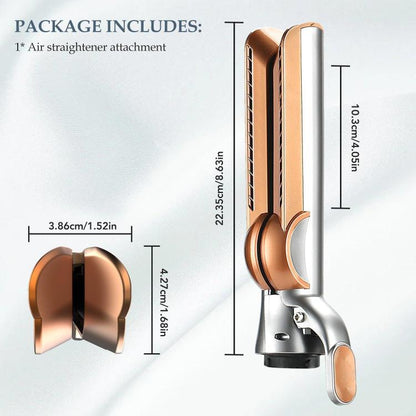 For Dyson Airwrap HS01/HS05/HS08 Air Straightener Attachment Straightening Nozzle(Rose Red) - For Dyson Accessories by buy2fix | Online Shopping UK | buy2fix