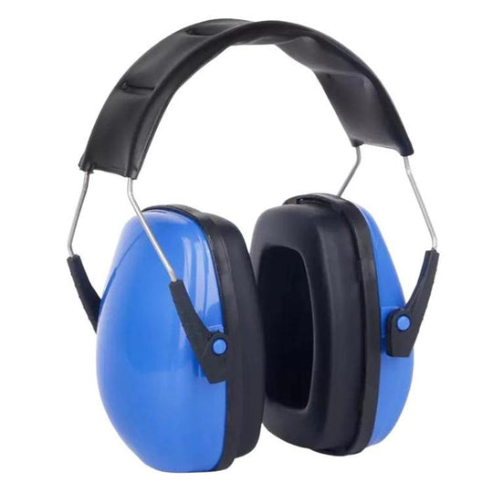 Children Students Soundproof Earmuffs Protective Noise Reduction Sleeping Learning Earmuffs(Blue)