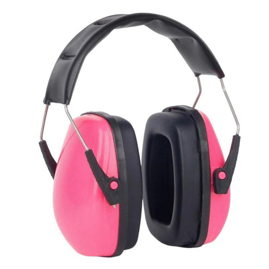 Children Students Soundproof Earmuffs Protective Noise Reduction Sleeping Learning Earmuffs(Pink)