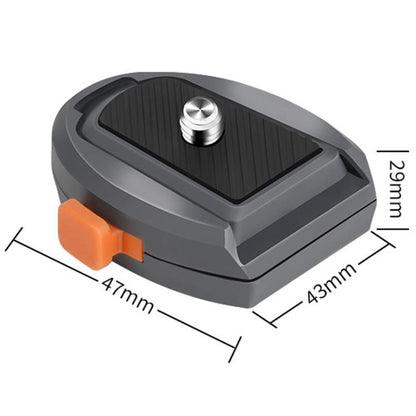 COBONE CQ-1 Quick Release Quick Mount Plate Gimbal Base Accessories For Phones Mirrorless Cameras Action Cameras - Holder by COBONE | Online Shopping UK | buy2fix