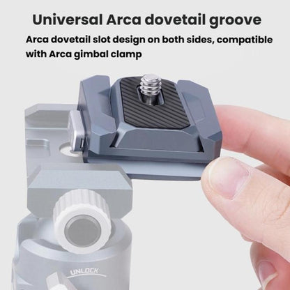 COBONE CQ-2 Aluminum Alloy Quick Release Adapter Universal Gimbal Clamp Accessories For Phones DSLRs - Holder by COBONE | Online Shopping UK | buy2fix