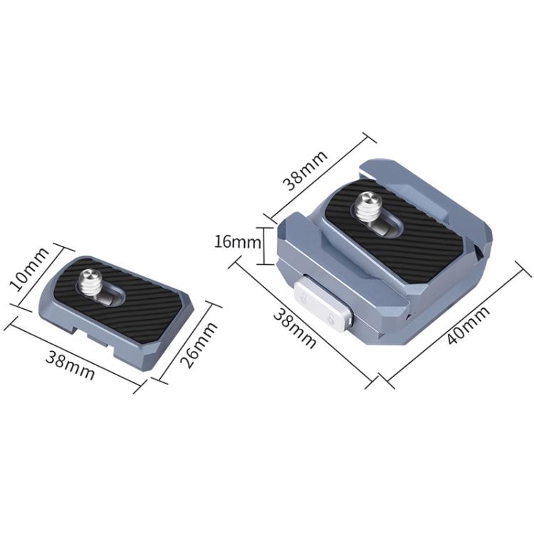 COBONE CQ-2 Aluminum Alloy Quick Release Adapter Universal Gimbal Clamp Accessories For Phones DSLRs - Holder by COBONE | Online Shopping UK | buy2fix