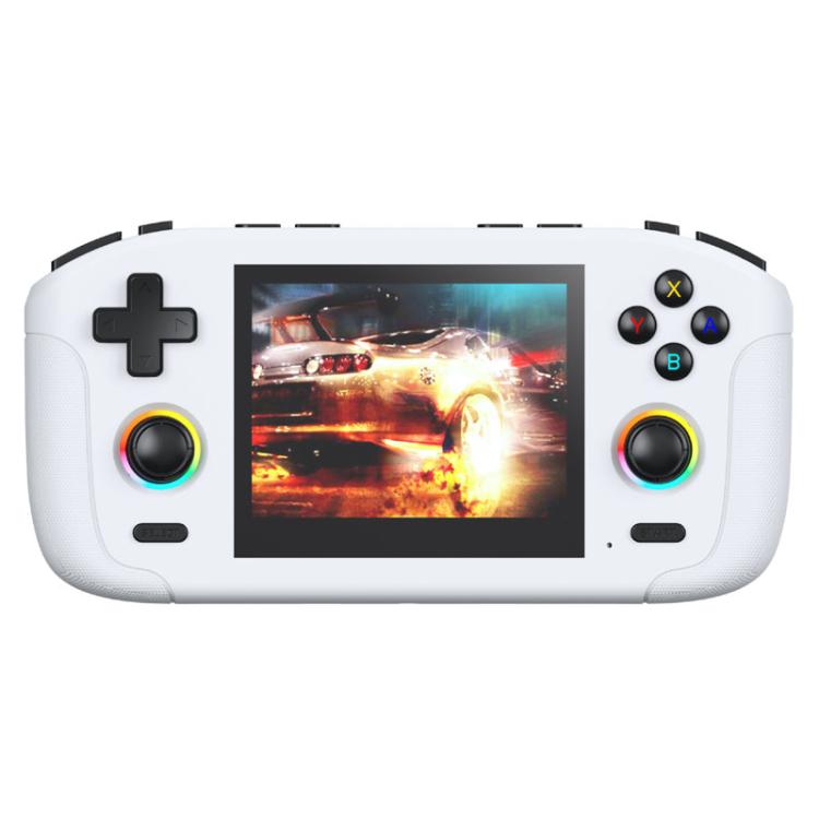 RK35H Handheld Open Source Game Console Support 3D Online Double Play Portable Retro Game Machine, Memory: 128G(White) - Pocket Console by buy2fix | Online Shopping UK | buy2fix