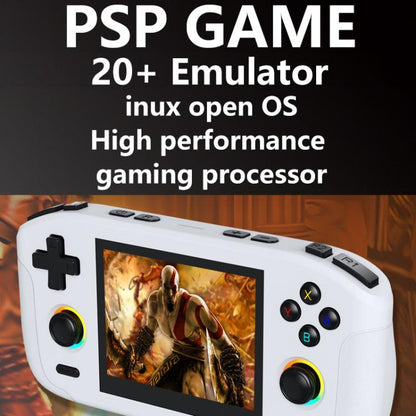 RK35H Handheld Open Source Game Console Support 3D Online Double Play Portable Retro Game Machine, Memory: 128G(Blue) - Pocket Console by buy2fix | Online Shopping UK | buy2fix