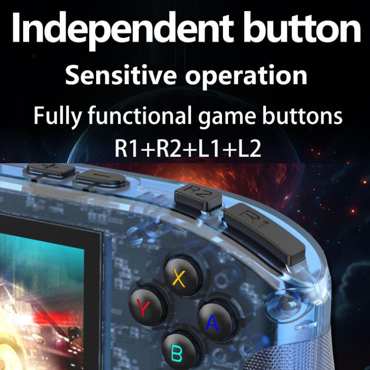 RK35H Handheld Open Source Game Console Support 3D Online Double Play Portable Retro Game Machine, Memory: 64G(Purple) - Pocket Console by buy2fix | Online Shopping UK | buy2fix