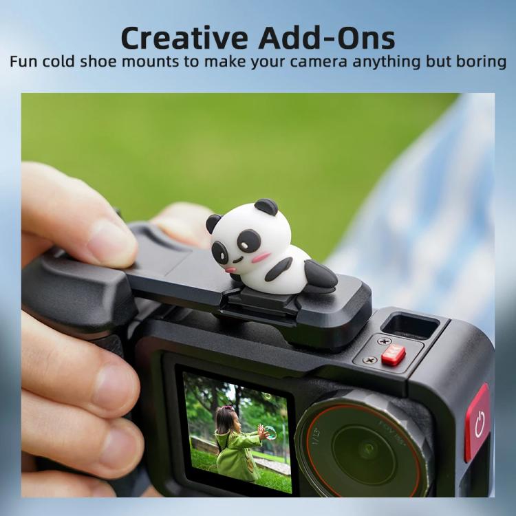 For DJI Action 5 Pro/4/3 Flymile Street Shooting Handle Grip Expansion Cage Kit(Black) - Protection Frame by Flymile | Online Shopping UK | buy2fix