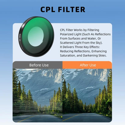 For Insta360 Go Ultra BRDRC Lens Filter Camera Accessories, Spec: ND16 - Len Accessories by BRDRC | Online Shopping UK | buy2fix