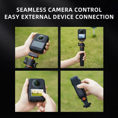 For DJI Osmo 360 Silicone Case Anti-Scratch Shock-Absorbing Dustproof Cover Black - Case & Bags by buy2fix | Online Shopping UK | buy2fix