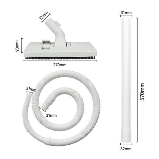For Philips FC8220 / FC8222 / FC8270 / FC8274 Vacuum Cleaner Accessories, Spec: Straight Tube - For Philips Accessories by buy2fix | Online Shopping UK | buy2fix