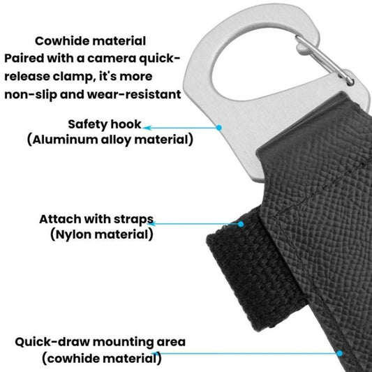 XILETU XPQ-2 Camera Quick-Hang Connecting Buckle Universal Portable Camera Strap For Securing - Camera Strap by XILETU | Online Shopping UK | buy2fix