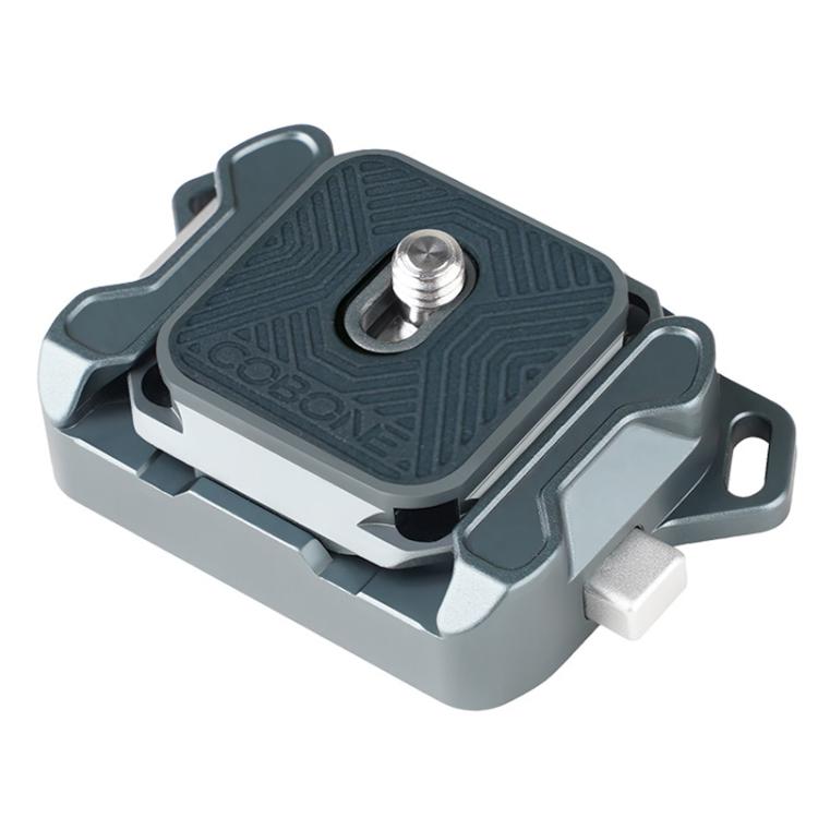 COBONE XQC-1 Camera Shoulder Strap Quick-Mount Clip Base Universal DSLR Tripod Head Adapter Base - Quick Release Plate by COBONE | Online Shopping UK | buy2fix