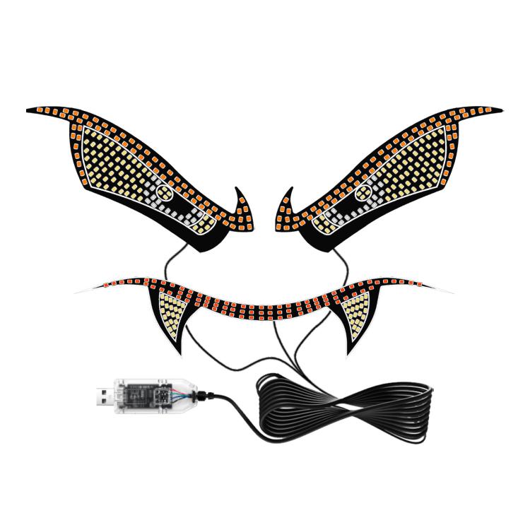 Demon Eye Car LED Display Retrofit Ambient Light(XL-19) - Decorative Lights by buy2fix | Online Shopping UK | buy2fix