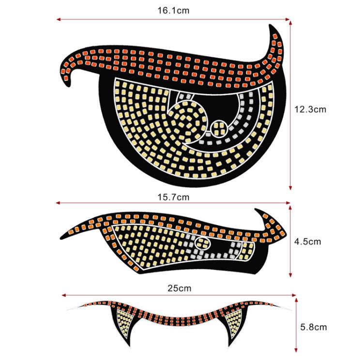 Demon Eye Car LED Display Retrofit Ambient Light(XL-19) - Decorative Lights by buy2fix | Online Shopping UK | buy2fix