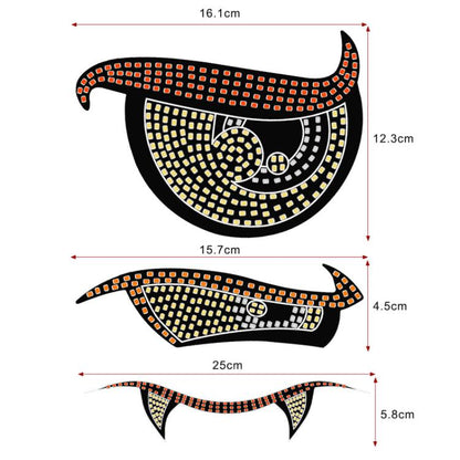 Demon Eye Car LED Display Retrofit Ambient Light(XL-19) - Decorative Lights by buy2fix | Online Shopping UK | buy2fix