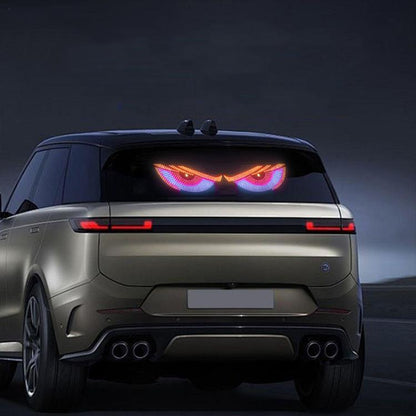 USB Car-mounted Dynamic Demon Eye Car Sticker LED Indicator Light(Red Yellow+Green) - Decorative Lights by buy2fix | Online Shopping UK | buy2fix
