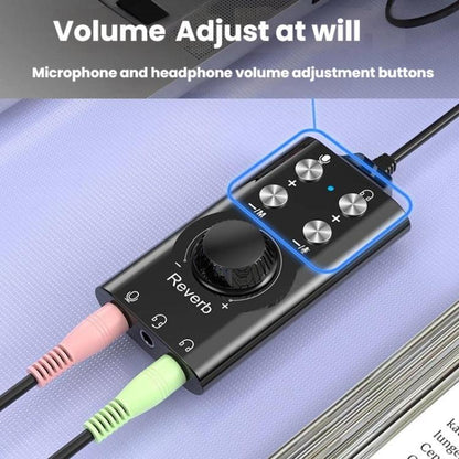 USB / Type-C To 3.5mm 7.1 Surround Sound Computer Voice Changer External Sound Card For Mobile Computer Streaming - Live Sound Effects Processors by buy2fix | Online Shopping UK | buy2fix