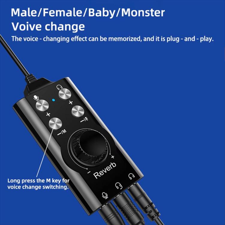 USB / Type-C To 3.5mm 7.1 Surround Sound Computer Voice Changer External Sound Card For Mobile Computer Streaming - Live Sound Effects Processors by buy2fix | Online Shopping UK | buy2fix