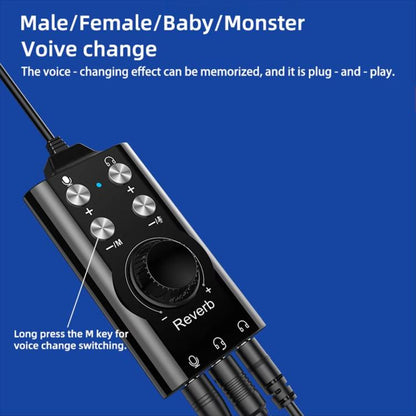 USB / Type-C To 3.5mm 7.1 Surround Sound Computer Voice Changer External Sound Card For Mobile Computer Streaming - Live Sound Effects Processors by buy2fix | Online Shopping UK | buy2fix