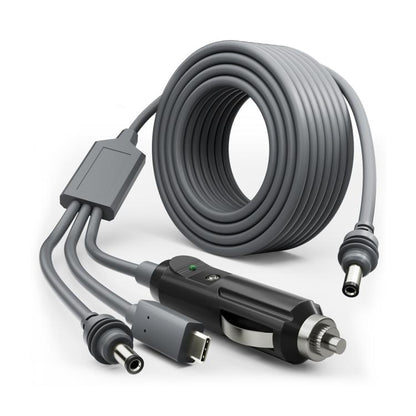 3 In 1 TYPE-C To DC Cigarette Lighter Car Charger For Starlink 4th GEN Mini, Length: 5m - Cigar Socket by buy2fix | Online Shopping UK | buy2fix