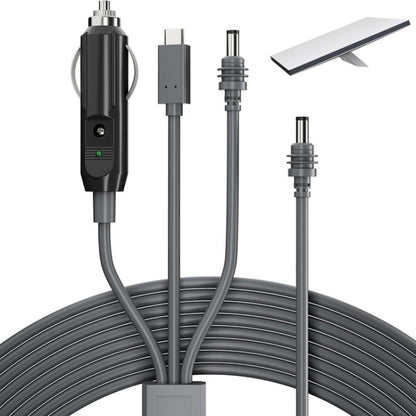 3 In 1 TYPE-C To DC Cigarette Lighter Car Charger For Starlink 4th GEN Mini, Length: 3m - Cigar Socket by buy2fix | Online Shopping UK | buy2fix