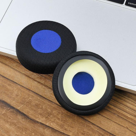1pair Replacement Earpads for Jabra Evolve 20 20SE 30 30 II 40 65 65t Breathable Ear Cushions(Black Blue) - Earmuff & Pad by buy2fix | Online Shopping UK | buy2fix