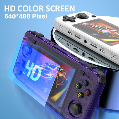 R36H 3.5 inch IPS Screen Open Source Handheld Game Console Portable Retro Pocket Console, Color: 128G White - Pocket Console by buy2fix | Online Shopping UK | buy2fix