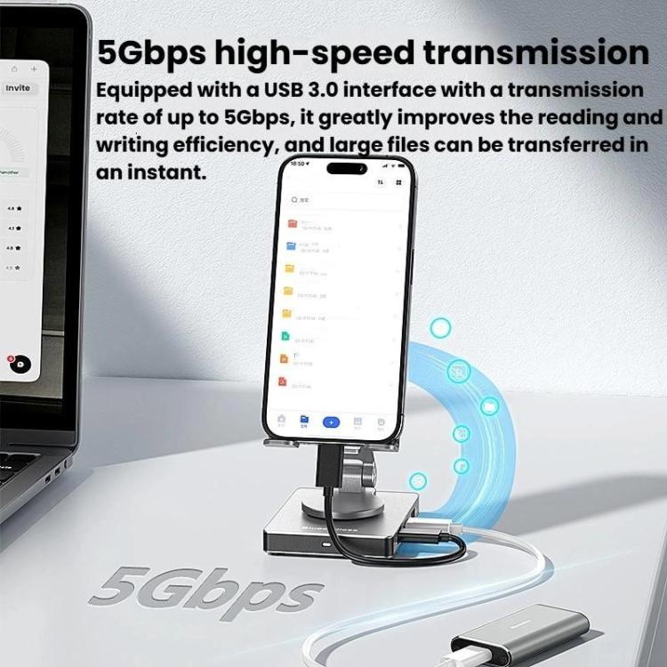 Blueendless ST803 Phone Rotating Stand Docking Station, Spec: 8 In 1 - Desktop Holder by Blueendless | Online Shopping UK | buy2fix