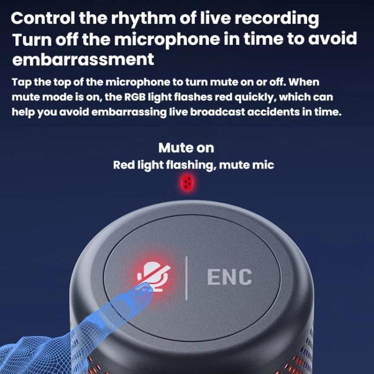 BOYA K3 Desk Condenser Microphone Computer Phone Recording Video Live Receiving Noise Reduction USB Mic - Microphone by BOYA | Online Shopping UK | buy2fix