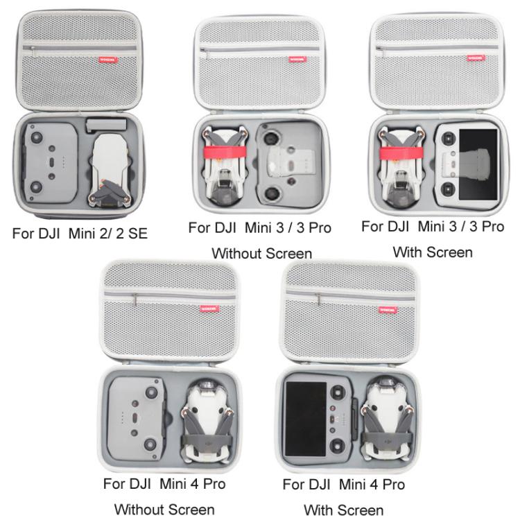 For DJI  Mini 4 Pro WOKEMA With Screen Pressure-Resistant Waterproof Portable Storage Bag - Carry Cases & Bags by WOKEMA | Online Shopping UK | buy2fix