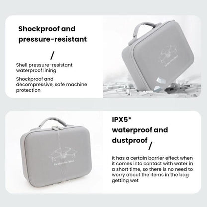 For DJI  Mini 4 Pro WOKEMA Without Screen Pressure-Resistant Waterproof Portable Storage Bag - Carry Cases & Bags by WOKEMA | Online Shopping UK | buy2fix