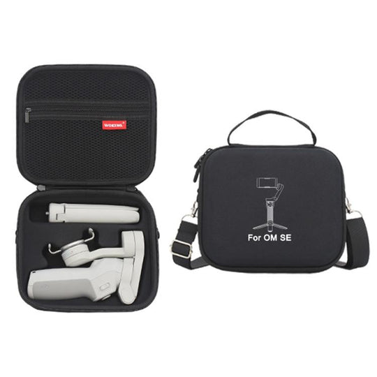 For DJI OSMO Mobile 4 / SE PU WOKEMA Handheld Gimbal Stabilizer Storage Bag (Black)