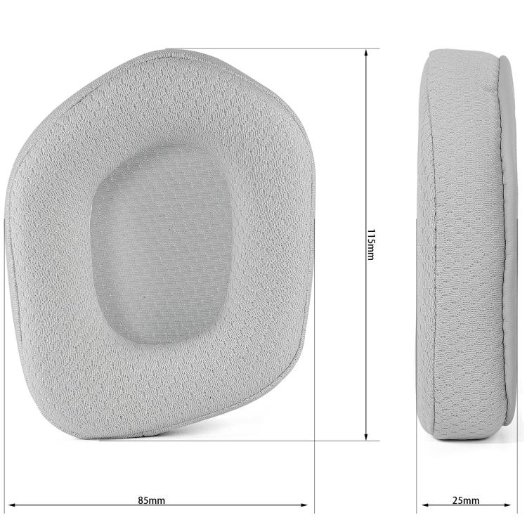 1pair Replacement Ear Cushions for XIBERIA K03S/K03 Headphone Earpads PU Leather White - Earmuff & Pad by buy2fix | Online Shopping UK | buy2fix