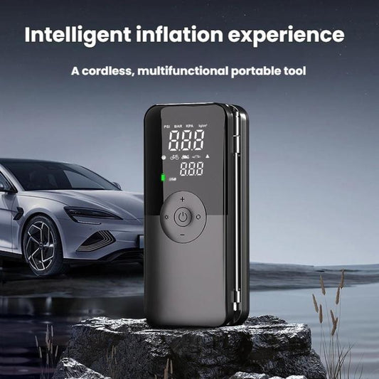 Portable Smart Lighting Wireless Digital Display Car Air Pump(T3106) - Inflatable Pump by buy2fix | Online Shopping UK | buy2fix