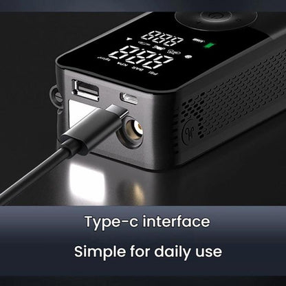 Portable Smart Lighting Wireless Digital Display Car Air Pump(T3106) - Inflatable Pump by buy2fix | Online Shopping UK | buy2fix