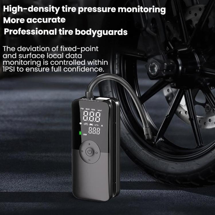 Portable Smart Lighting Wireless Digital Display Car Air Pump(T3106) - Inflatable Pump by buy2fix | Online Shopping UK | buy2fix