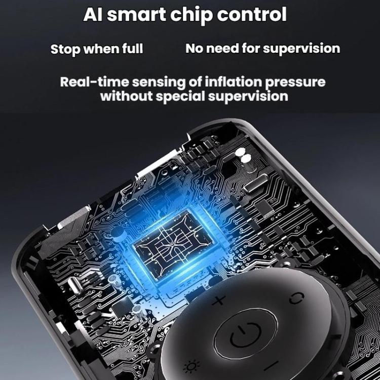 Portable Smart Lighting Wireless Digital Display Car Air Pump(T3106) - Inflatable Pump by buy2fix | Online Shopping UK | buy2fix