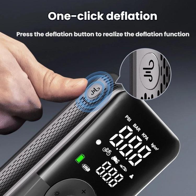 Portable Smart Lighting Wireless Digital Display Car Air Pump(T3106) - Inflatable Pump by buy2fix | Online Shopping UK | buy2fix