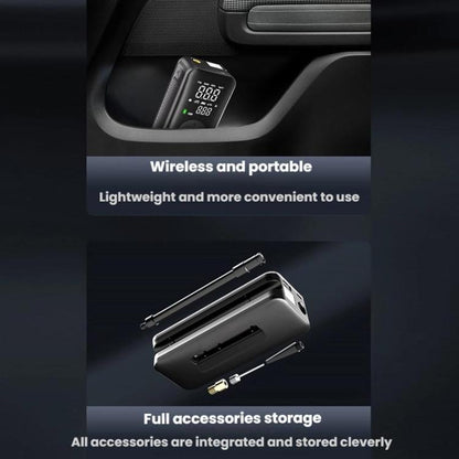 Portable Smart Lighting Wireless Digital Display Car Air Pump(T3106) - Inflatable Pump by buy2fix | Online Shopping UK | buy2fix