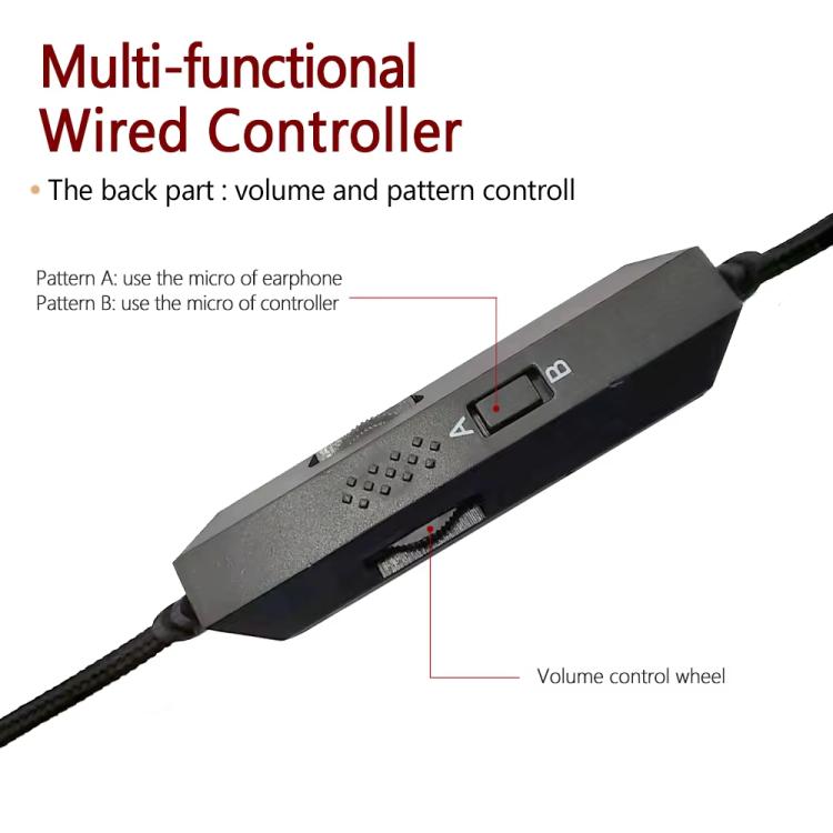 For Logitech Astro A10 / A40 Headset Gaming Headset 2m Braided Audio Cable, Style: Silver Plug Wired Controller - Headset Accessories by buy2fix | Online Shopping UK | buy2fix